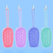 Household Bear Silicone Scrubbing Bath Brush