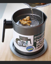 Stainless steel oil filter container storage tank can filtered 2L