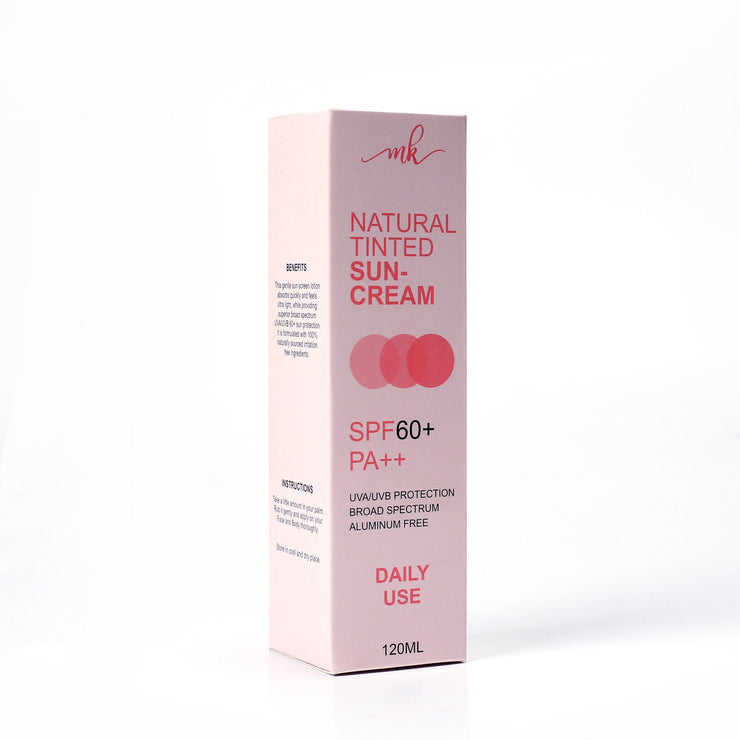 Natural Tinted Sun-Cream SPF60+ PA++  -  120ML