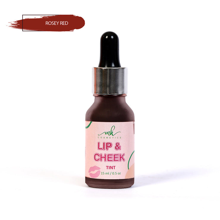 Lip and Cheek Tint Rosey Red- 15ML