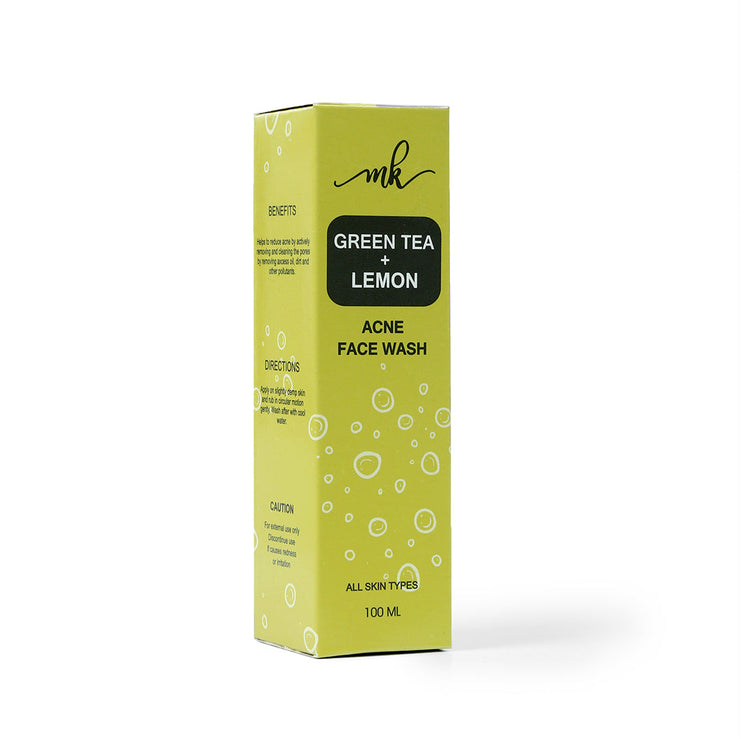 Green Tea + Lemon Acne Face Wash - 100ML