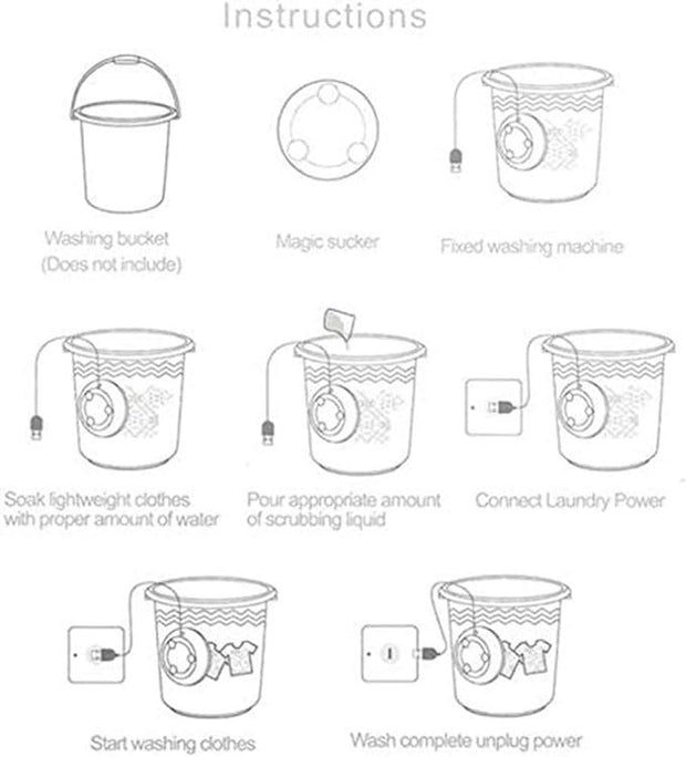 Portable Clothes Washing Machine