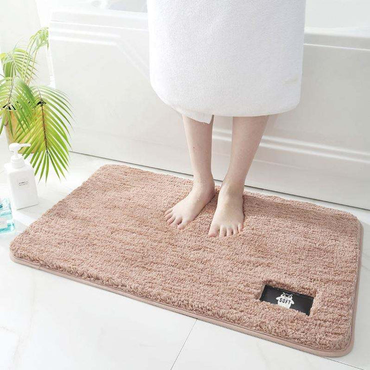 Ultra Absorbent Anti Skid Microfiber Floor Mat For Bathroom