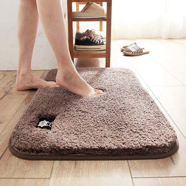 Ultra Absorbent Anti Skid Microfiber Floor Mat For Bathroom
