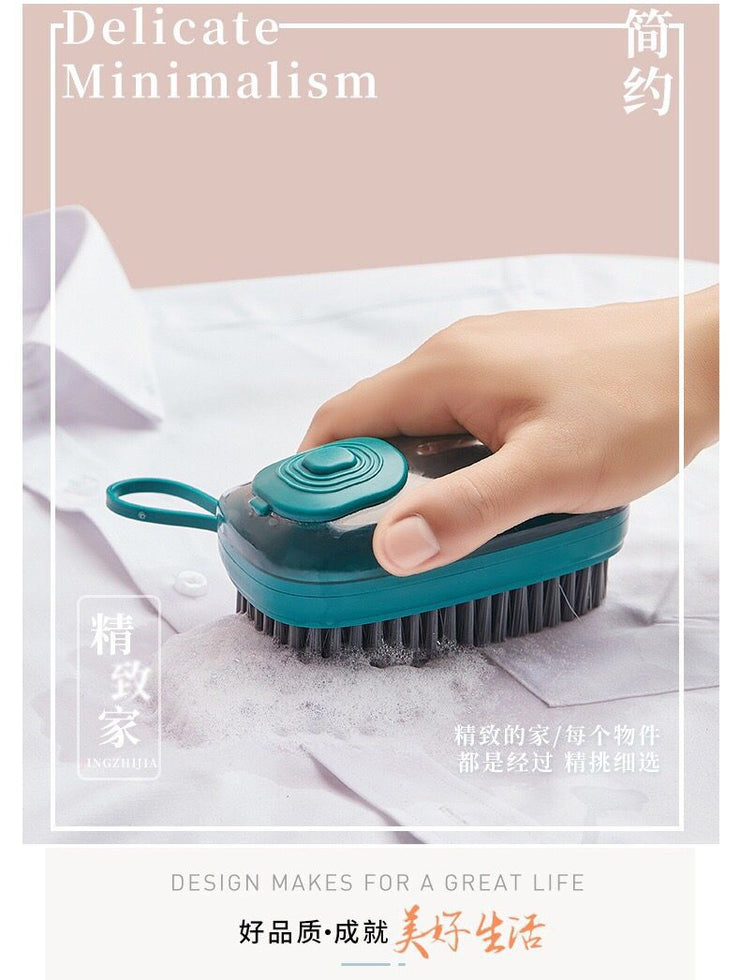 2 In 1 Automatic Liquid Adding Cleaning Brush
