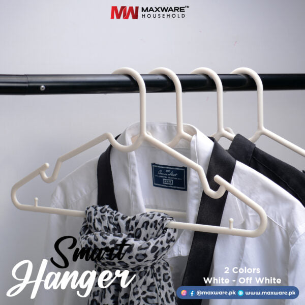 Maxware Household Pack Of 9 Smart Hanger (random Color)