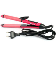2 In 1 Hair Straighter & Curler