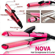 2 In 1 Hair Straighter & Curler