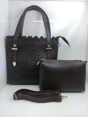 2pcs leather handbag