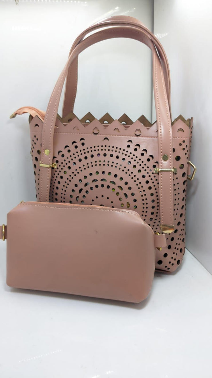 2pcs leather handbag