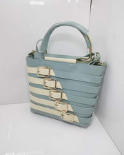 Trendy leather handbag