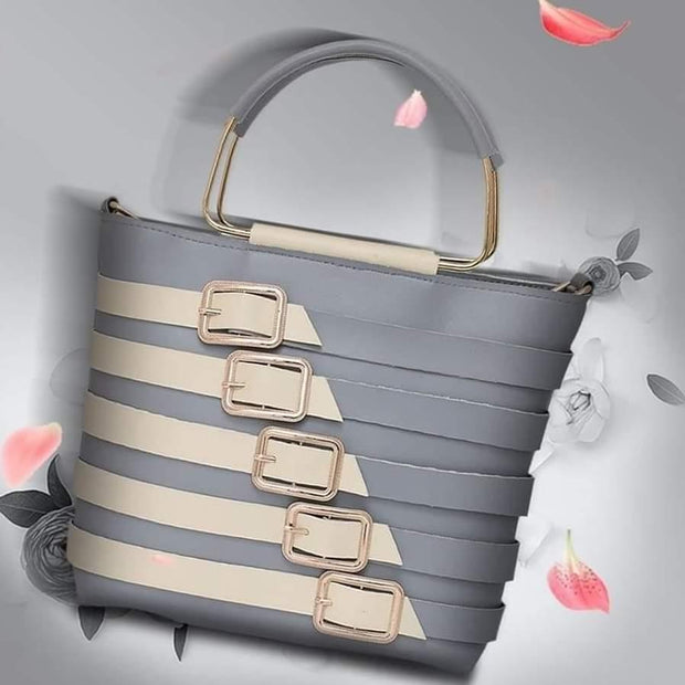 Trendy leather handbag