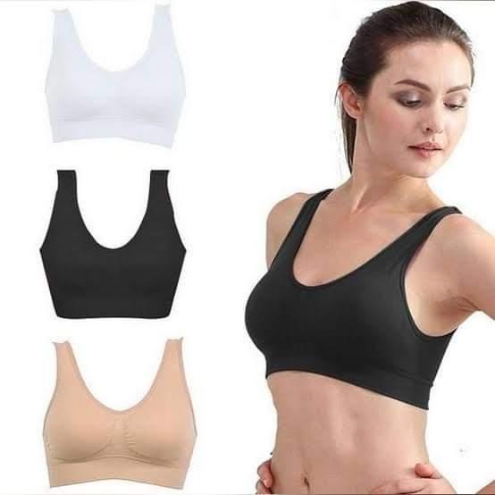 Pack of 3 sports bra