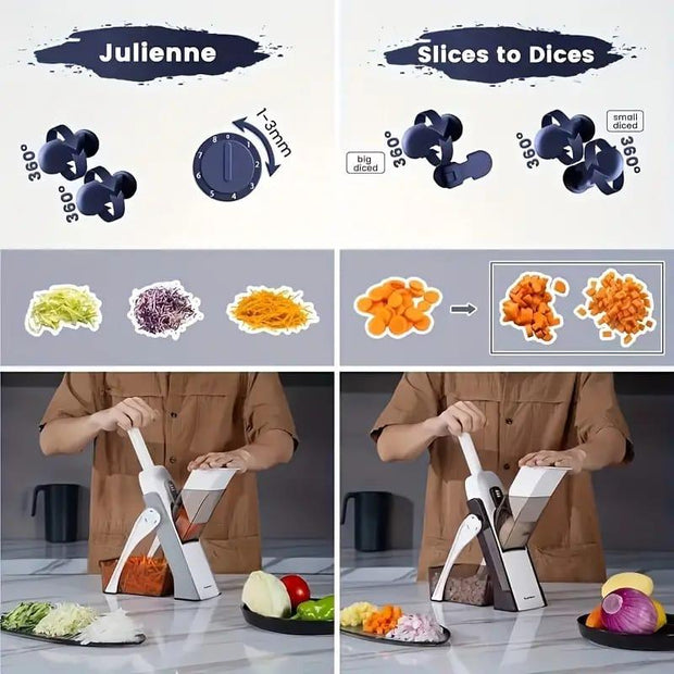 Multifunctional slicer cutter