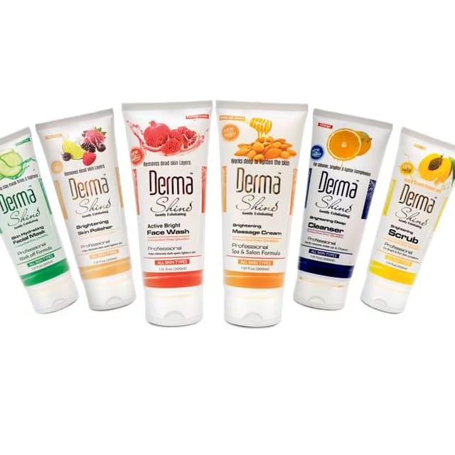 DERMA SHINE FACIAL KIT|FRUIT FACIAL KIT