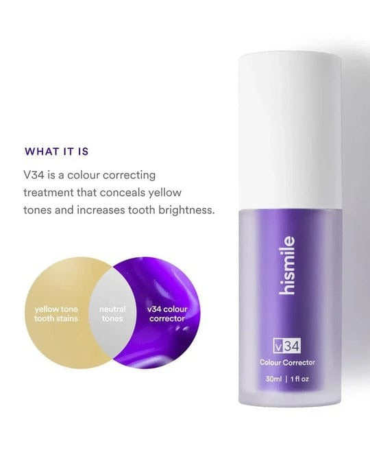 Hismile v34 Color Corrector Serum - Instant Teeth Whitening