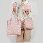 Elegent 4pcs leather handbag