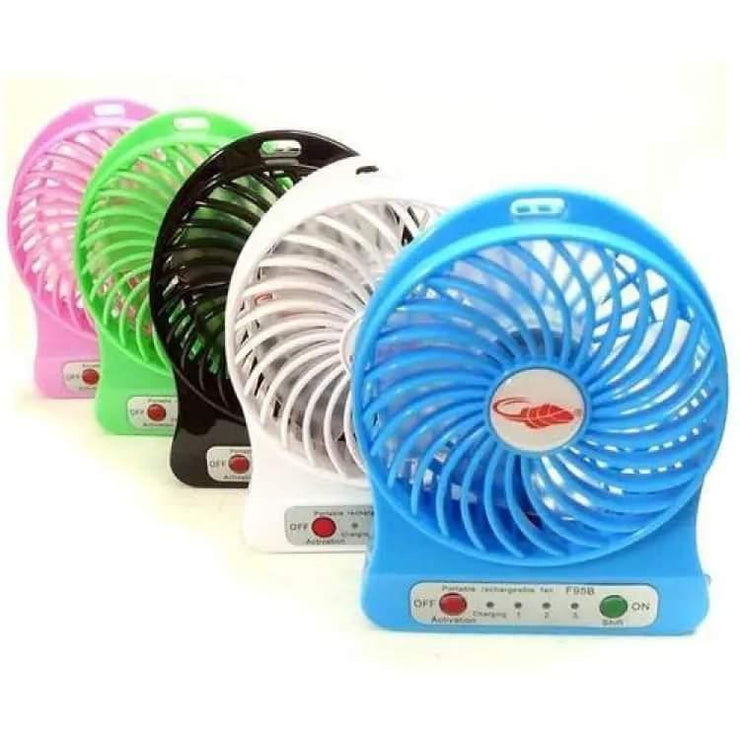 Portable Rechargeable Fan With Light