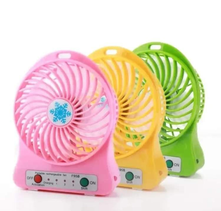 Portable Rechargeable Fan With Light