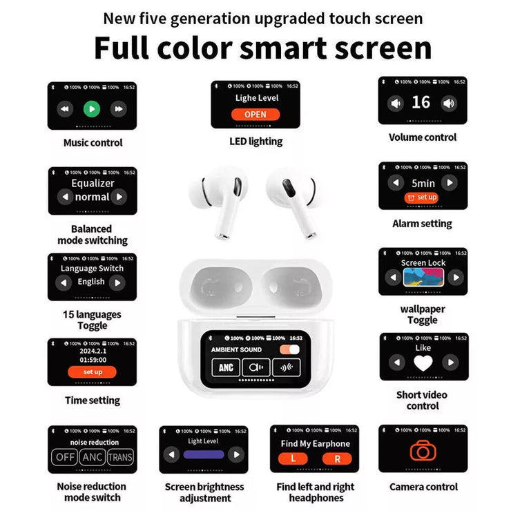 Ultimate Sound Experience: AirPods Pro 2 With Display, ANC & ENC