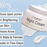 HEALTH HEALER NIGHT CREAM WITH FREE 7 FOOD HAIR OIL