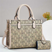2pcs Luxury Leather Handbag