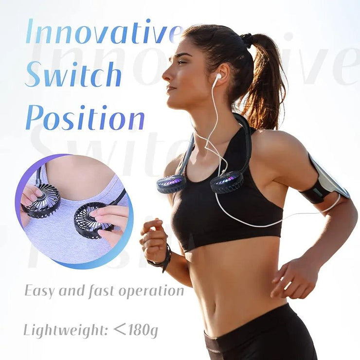 Rechargeable Neck Fan