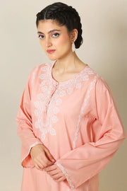 GULDOZI FLORAL BUTI EMBROIDERED KURTA WITH TROUSER